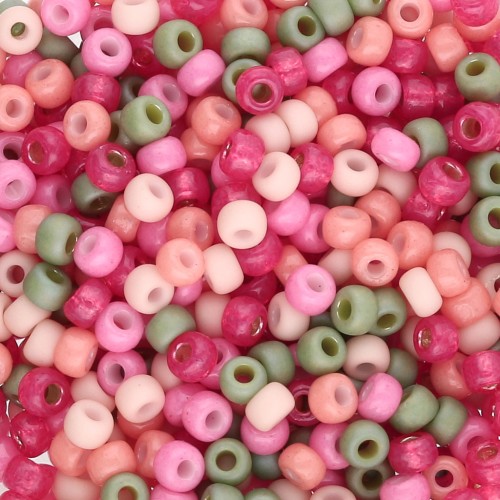 Mix de rocailles Miyuki 8/0 - Magic Flower x8g