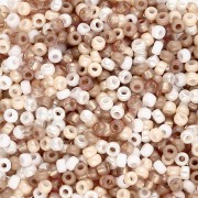 Mix de rocailles Miyuki 11/0 - Soft Beige x8g