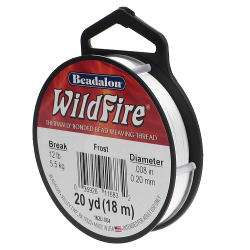 Fil nylon tressé WildFire 0.20 mm - Blanc x18.2m