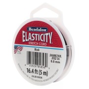 Fil élastique Elasticity 0.80 mm - Noir x5m