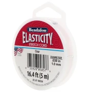 Fil élastique Elasticity 1 mm - Transparent x5m