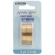 Fil de laiton Artistic Wire 1 mm - Anti-ternissement x3.6m