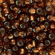 Rocaille Miyuki 6/0 1421 - Dyed Silver Lined Golden Olive x8g