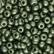 Rocailles 6/0 4 mm - Terra Dyed - Yellow Pearl Dyed Black x20g