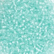 Preciosa perles rocailles 11/0 2 mm - Crystal Lined Green Pearl x20g