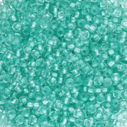 Preciosa perles rocailles 11/0 2 mm - Crystal Lined Green Pearl 1 x20g