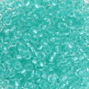 Preciosa perles rocailles 8/0 3 mm - Crystal Lined Green Pearl 1 x20g