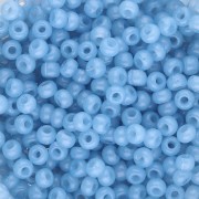 Perles rocailles Preciosa 8/0 3 mm - Solgel - Blue Jean 2 Dyed Alabaster x20g