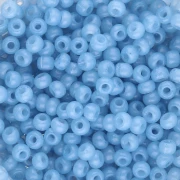 Perles rocailles Preciosa 8/0 3 mm - Solgel - Blue Jean 2 Dyed Alabaster x20g