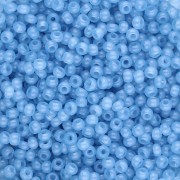 Perles rocailles Preciosa 11/0 2 mm - Solgel - Blue Jean 2 Dyed Alabaster x20g