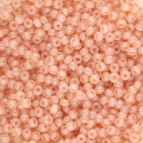 Rocailles 11/0 2 mm - Solgel - Brown 2 Dyed Alabaster x20g