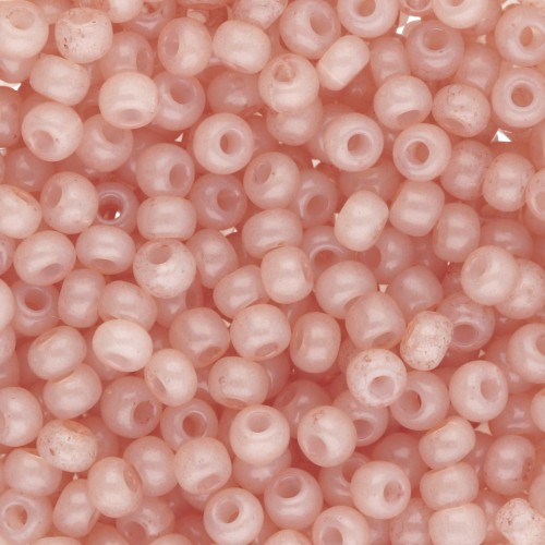 Preciosa perles rocailles 8/0 3 mm - Solgel - Brown 2 Dyed Alabaster x20g