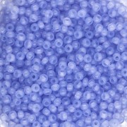 Preciosa perles rocailles 11/0 2 mm - Solgel - Blue 1 Dyed Alabaster x20g