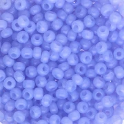 Preciosa perles rocailles 8/0 3 mm - Solgel - Blue 1 Dyed Alabaster x20g