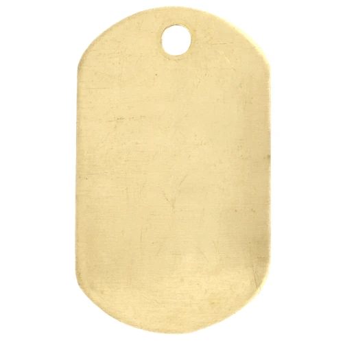 Pendentif métaille ImpressArt 32x19 mm - Laiton brut x1