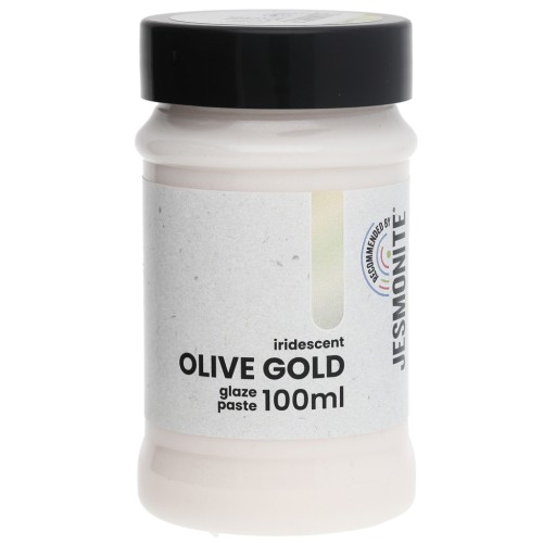 Pâte à glacer en flacon - Jesmonite - Iridescent Olive Gold x100ml