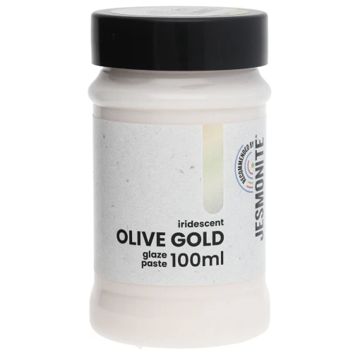 Pâte à glacer en flacon - Jesmonite - Iridescent Olive Gold x100ml