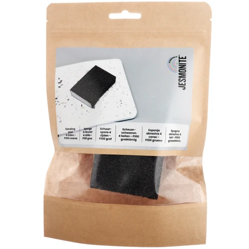 Eponge abrasive 68x100x26 mm P100 gros grains - Noir x1