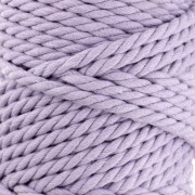 Bobine de cordon en coton pour macramé 5 mm - Mauve x50m