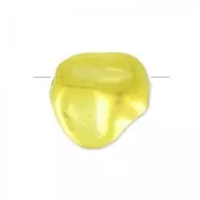 Perle plate baroque 8.5 mm - Doré à l'or fin satiné HQ x1