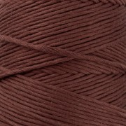 Bobine de cordon coton macramé Organic Cotton Détox XL peigné - Chocolat x200 m