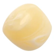 Ecru - Perles cubes irréguliers 16x17 mm - Acrylique translucide - Marbré écru x10 Perles cubes irréguliers 16x17 mm - Acrylique translucide - Marbré écru x10