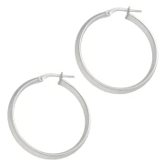 Stuurvnee Présentoir à Bijoux Blanc - Porte-Bijoux Métallique 2 étages Avec Porte-Clés - Idéal Pour Boucles D'Oreilles, Colliers, Bracelets - 20,5 X 7,5 X 24 Cm - Cadeau Fille