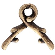 Attache pendentif 10 mm - Bronze x1