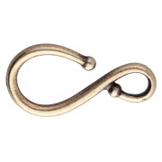 Fermoir crochet 32x16 mm - Bronze x1|raw }}