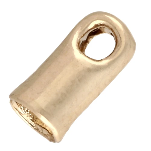 Embouts pour cordon 2 mm - Plaqué Or 3 microns x4