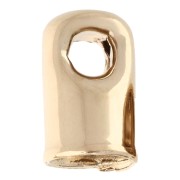 Embouts pour cordon 3 mm - Plaqué Or 3 microns x1