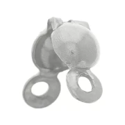 Cache noeuds 4 mm avec anneaux fermés - Acier inoxydable 304L x20