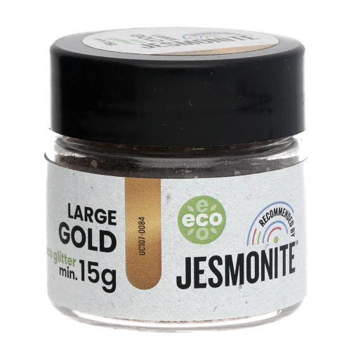 Paillettes eco glitter en flacon - Jesmonite - Large Gold x15g