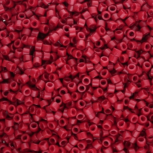 Miyuki Delica Duracoat 11/0 DB2354 - Dyed Opaque Shanghai Red paquet de 100g