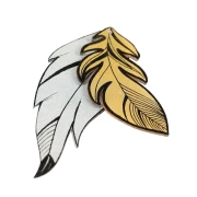 Plastique dingue 26x20 cm - Or et Argent x4