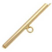 Embout pour tissage de perles rocailles & Delica Miyuki 32 mm - Doré x1|raw }}