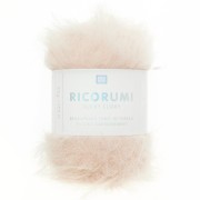 Fil fausse fourrure Ricorumi Furry Furry Rico Design Amigurumi - Nude 013 x25g