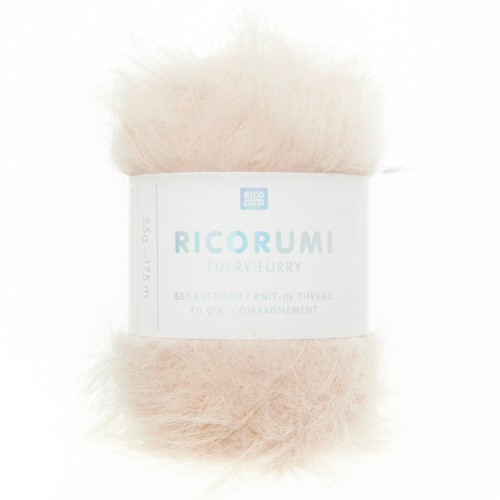 Fil fausse fourrure Ricorumi Furry Furry Rico Design Amigurumi - Nude 013 x25g