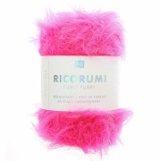 Fil fausse fourrure Ricorumi Furry Furry Rico Design Amigurumi -Rose fluo 014 x25g|raw }}
