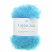 Fil fausse fourrure Ricorumi Furry Furry Rico Design Amigurumi -Bleu ciel 019 x25g
