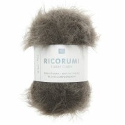 Fil fausse fourrure Ricorumi Furry Furry Rico Design Amigurumi - Taupe 021 x25g