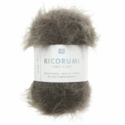 Fil fausse fourrure Ricorumi Furry Furry Rico Design Amigurumi - Taupe 021 x25g