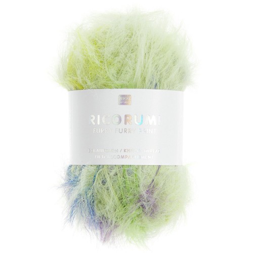 Fil fausse fourrure Ricorumi Furry Furry Rico Design Amigurumi - Print Fresh x25g