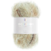 Fil fausse fourrure Ricorumi Furry Furry Rico Design Amigurumi - Print Beige x25g