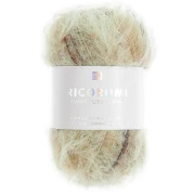 Fil fausse fourrure Ricorumi Furry Furry Rico Design Amigurumi - Print Beige x25g