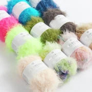 Fil fausse fourrure Ricorumi Furry Furry Rico Design Amigurumi - Print Beige x25g