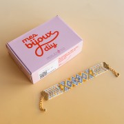 Mes bijoux DIY - Kit bracelet avec perles Miyuki Delica|raw }}