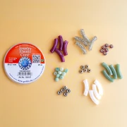 Mes bijoux DIY - Kit de 4 bracelets élastiques avec perles tubes Version Argenté