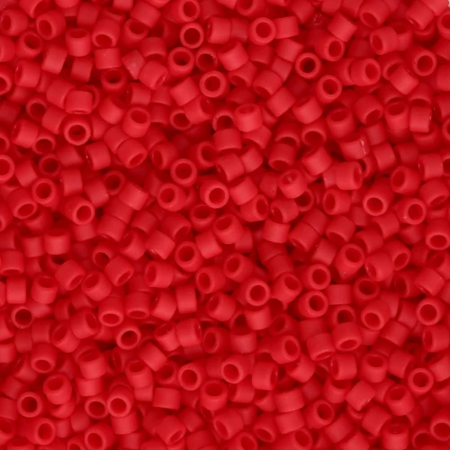 Toho Aiko 11/0 1.6 mm TA0145F - Opaque Frosted Pepper Red x4g