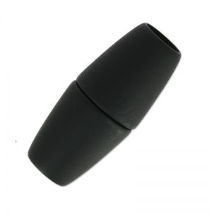 Fermoir aimanté 34 mm pour cordon 8 mm Noir mat x1